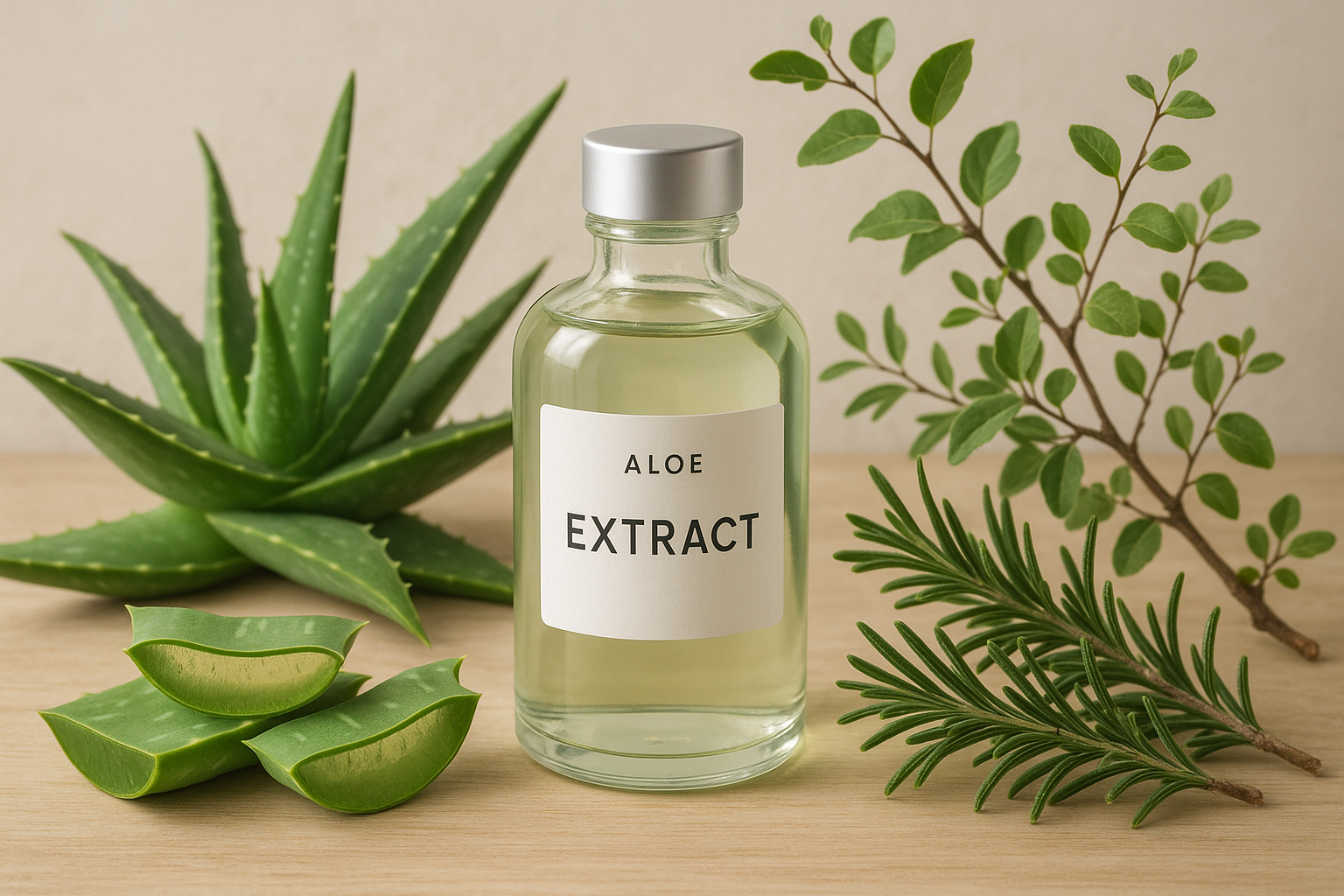 add to the aloe bottle label the word extract