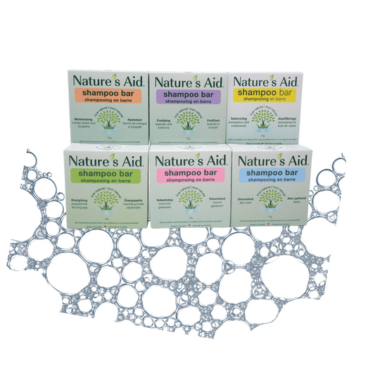 Nature's Aid Solid Shampoo Bar Collection (Case of 12)