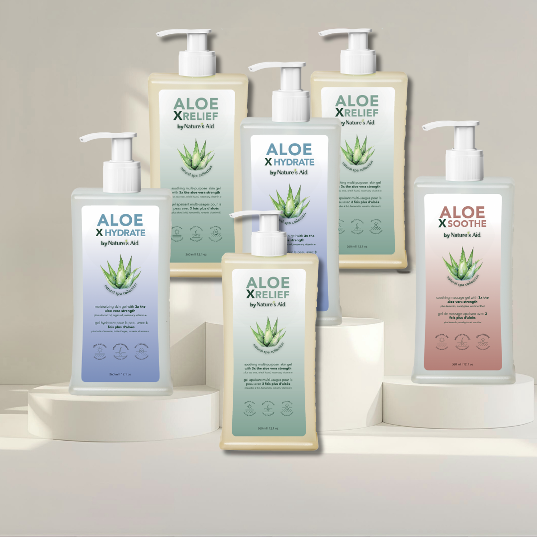 Aloe X Trial Collection – Natural Aftercare Gel Set by Nature’s Aid